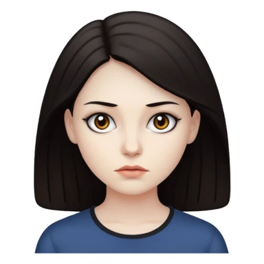 So very serious woman sticker