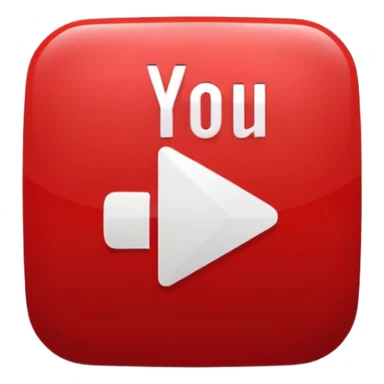 youtube logo play button animated you tube text sticker