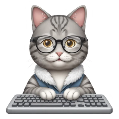 software engineer cat sticker