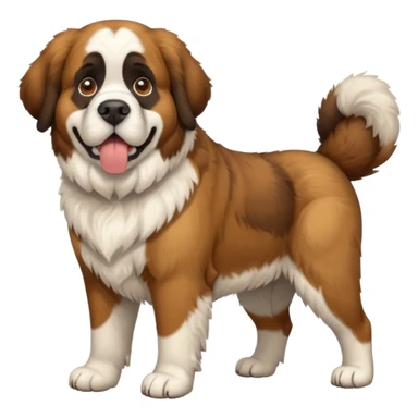 St. Bernard dog, full body sticker