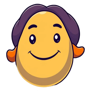 Face with droopy eyelids, goofy smile, looking very relaxed and stoned sticker