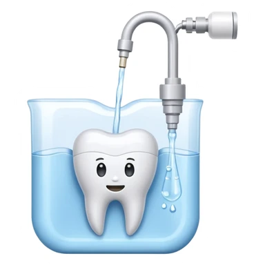 Dental irrigator  sticker