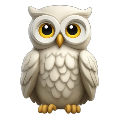 thinking owl aristotle thucydides sticker