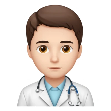 GENERA UN GIOVANE DENTISTA CHE PENSA sticker