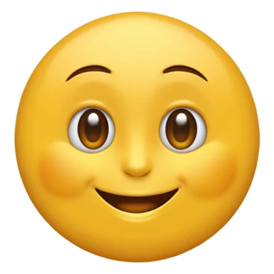Emoji rond et jaune qui regarde à côté de lui  sticker
