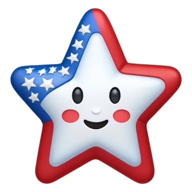 emoji with fourth of july stuff  sticker