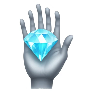 diamond hand sticker