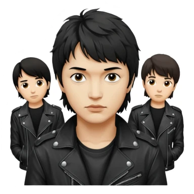 Viktor Tsoi and the group Neverlove sticker