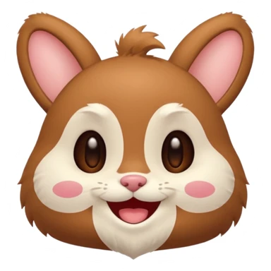 Labubu character winking sticker