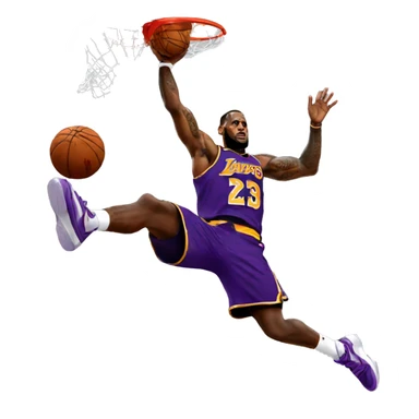 Lebron dunk  sticker