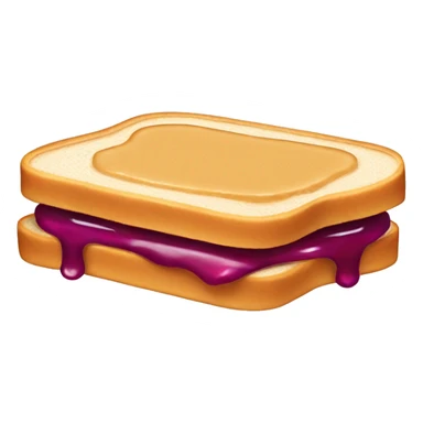 peanut butter jelly sandwich long horizontally sticker