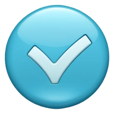 I want a blue verified check mark emoji sticker