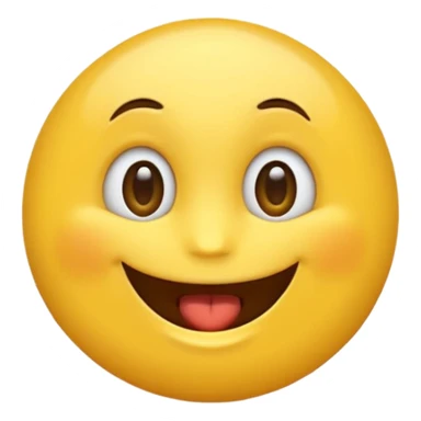 Un emoji heureux pouce en l’aire qui fait peur sticker