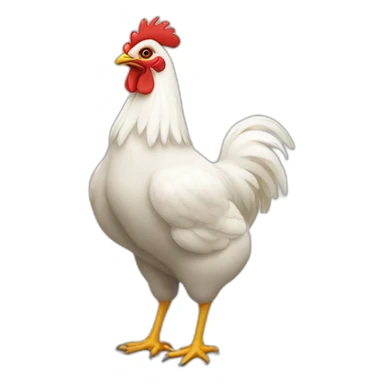 poule qui boit sticker