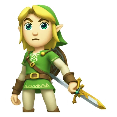 link of leggend of zelda sticker