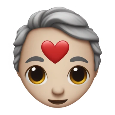 emoji in love sticker