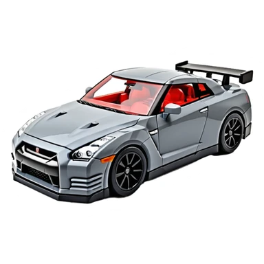 Fait moi une nissan gtr couleur Carbon en lego sticker