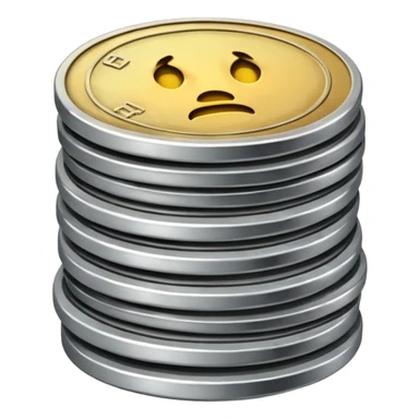 scared coin money sticker