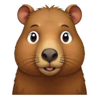 nervous capibara sticker