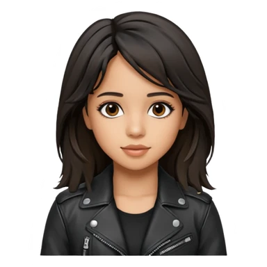 camila cabello wear leather jacket sticker