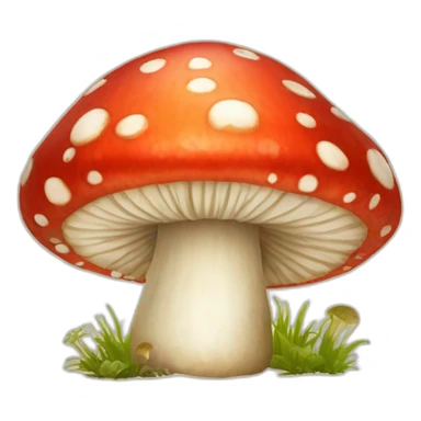 Amanita muscaria sticker