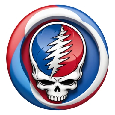 grateful dead steal your face logo sticker