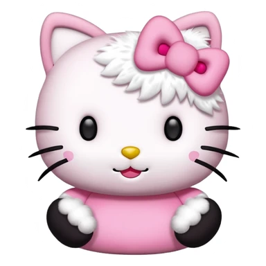 hello kitty with a 67 sticker