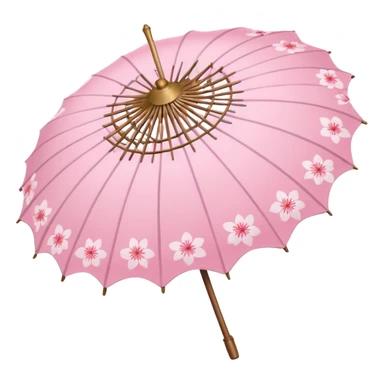 A cute Sakura parasol  sticker