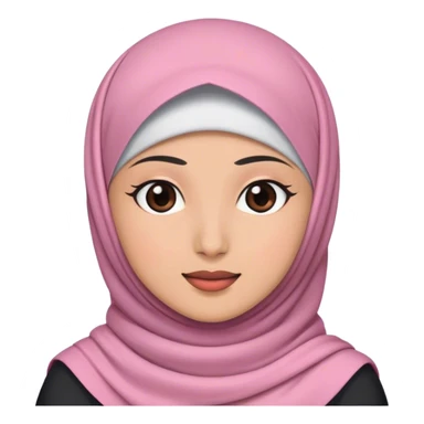 muslim woman with hijab sticker