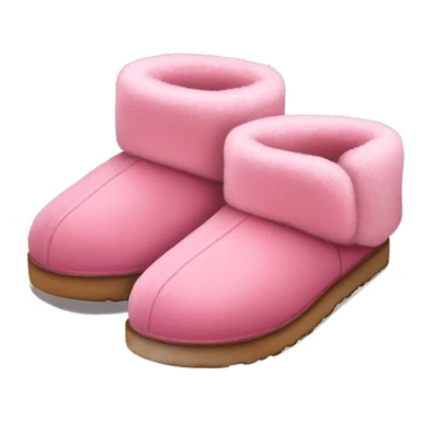 pink UGG slippers  sticker