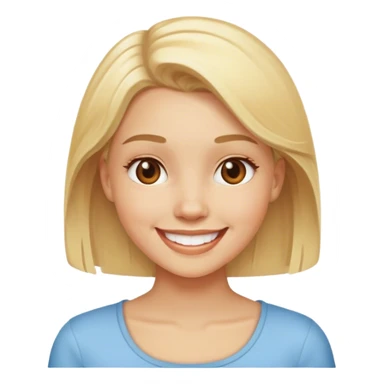 i miss you blonde girl with light skin  sticker