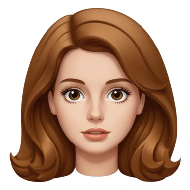 Lana del rey hairflip sticker