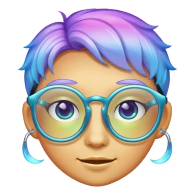 glasses with fae sticker