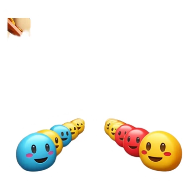 Warehouse interior designed in emoji style, 3D emoji aesthetic, bright colors, soft rounded shapes, simplified details, glossy plastic texture, clean environment, playful lighting, high resolution, sharp focus, vibrant, cartoon-like but rendered in 4K, studio quality. sticker