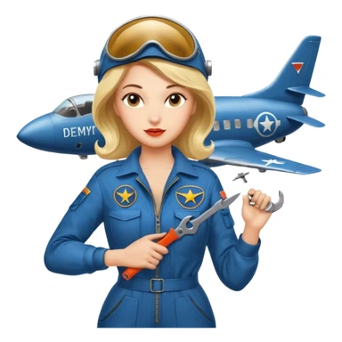 a retro military pinup fuselage decoration for the motto " not my choice, simply my destiny " sticker