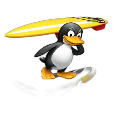 club penguin surf sticker