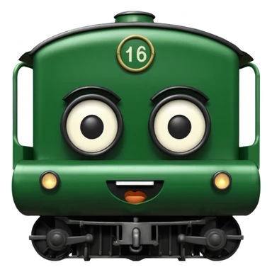 GWR 1400 Class Oliver with a face on it   sticker