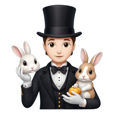 magician and pet sticker