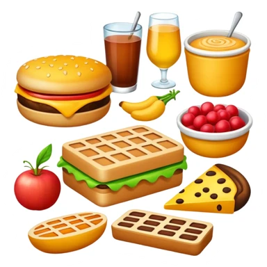 emoji for food has one object sticker
