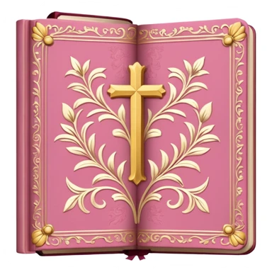 Biblia aesthetic rosa sticker