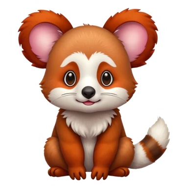 Koala-Minccino-Red-Panda-fusion-hybrid  sticker