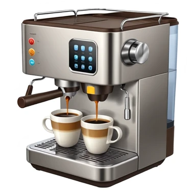 coffee making machine sticker
