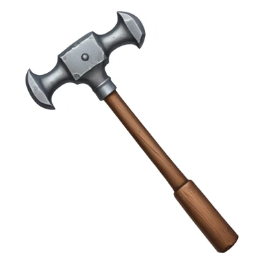 Medeival smithing hammer sticker