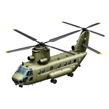 CH-47 Chinook Helicopter - boeing sticker