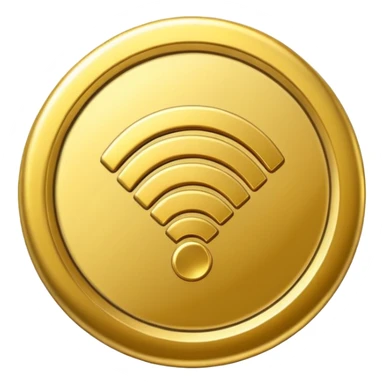 wifi coin  sticker