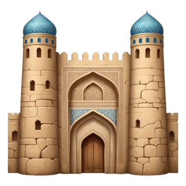 samarkand city walls, no frame sticker