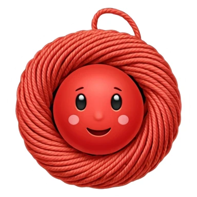 red ball of yarn sticker