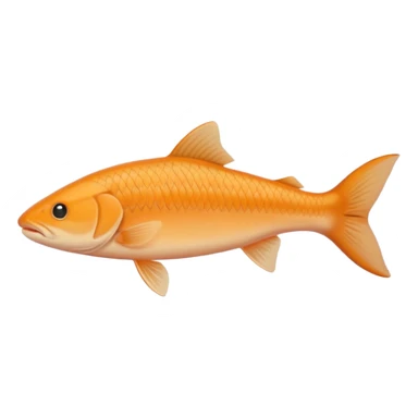 pastel orange barbel sticker