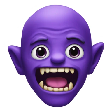 Purple people eater  sticker