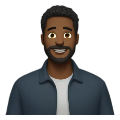 a tornado man sticker